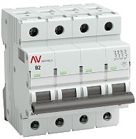 Выключатель автоматический EKF Averes AV-6 4п 2А B 6кА картинка